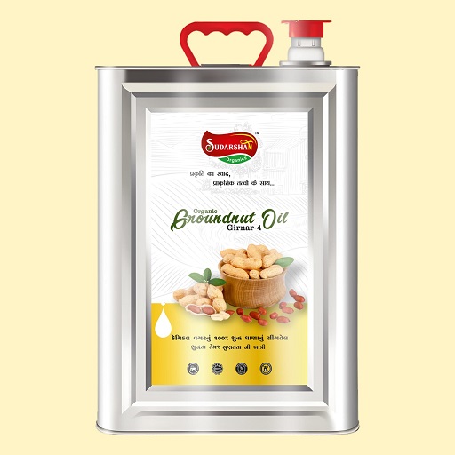 Organic groundnuts oil